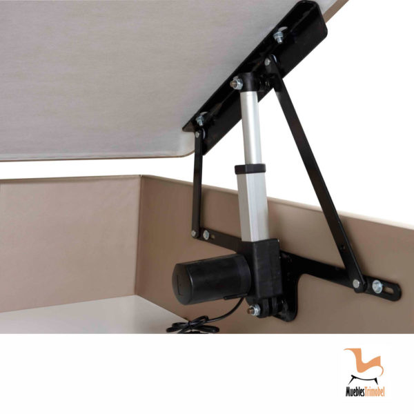 DEtalle mecanismo Canapé con tapa con motor eléctrico Muebles Trimobel Getafe