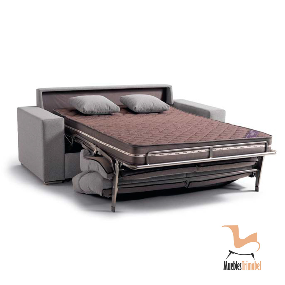 Sofá cama Oliva con sistema de apertura italiano Muebles Trimobel Getafe