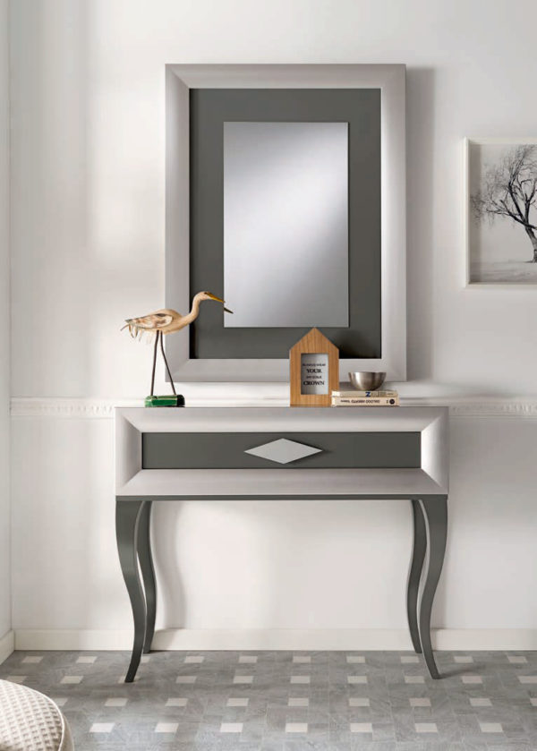 Recibidor con espejo estilo moderno Cloe 2019 Muebles Trimobel Getafe