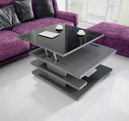 mesa de centro elevable mod 2052 Muebles Trimobel