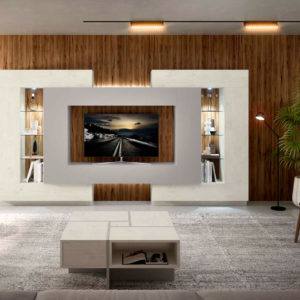 Mueble de Salon moderno con vitrina After 50 Canoil Muebles Trimobel Getafe